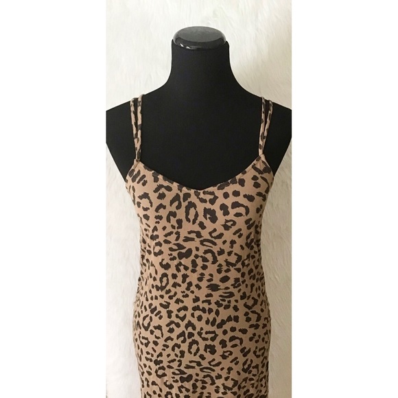 Aerie Leopard Print Dress Size XS - Picture 2 of 8